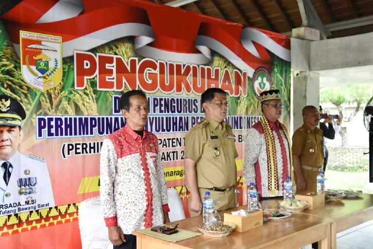 Pj Bupati Tubaba Hadiri Pengukuhan Pengurus Daerah Perhiptani Graha Suara